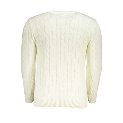 U.S. Grand Bianco Acrylic Men Sweater