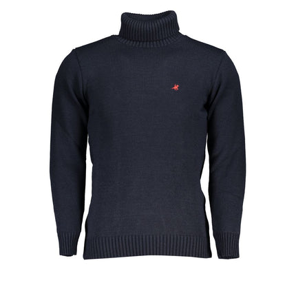 U.S. Grand Blue Acrylic Men Sweater