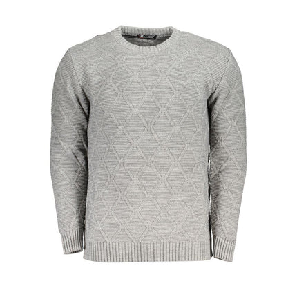 U.S. Grand Grigio Acrylic Men Sweater