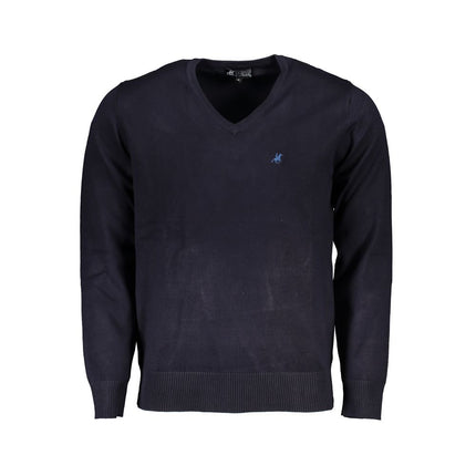 U.S. Grand Blue Viscosa Men Sweater