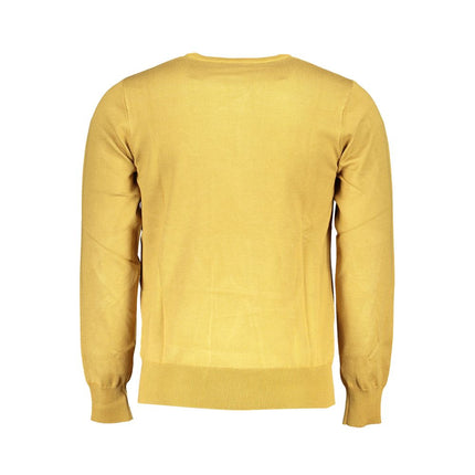 U.S. Grand Yellow Viscosa Men Sweater