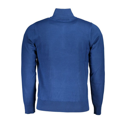 U.S. Grand Blue Viscose Men Sweater