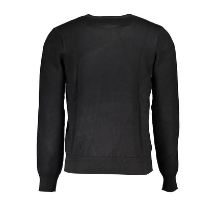 U.S. Grand Black Viscosa Mens Sweater