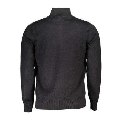 U.S. Grand Black Viscose Men's Sweater