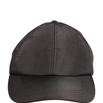 Dolce & Gabbana Men Black Cotton 6 Panels Baseball Cap Hat