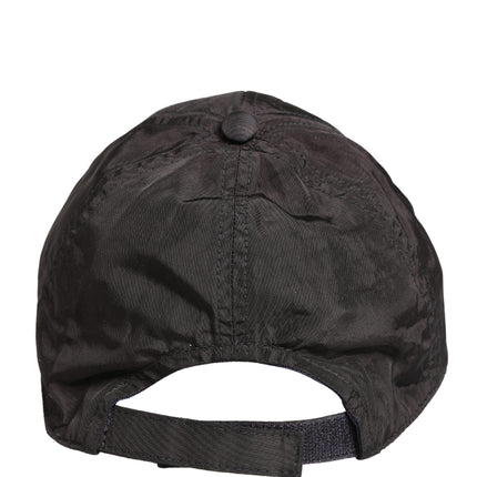 Dolce & Gabbana Men Black Cotton 6 Panels Baseball Cap Hat