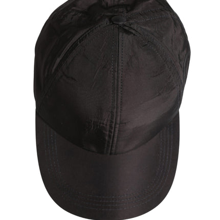 Dolce & Gabbana Men Black Cotton 6 Panels Baseball Cap Hat