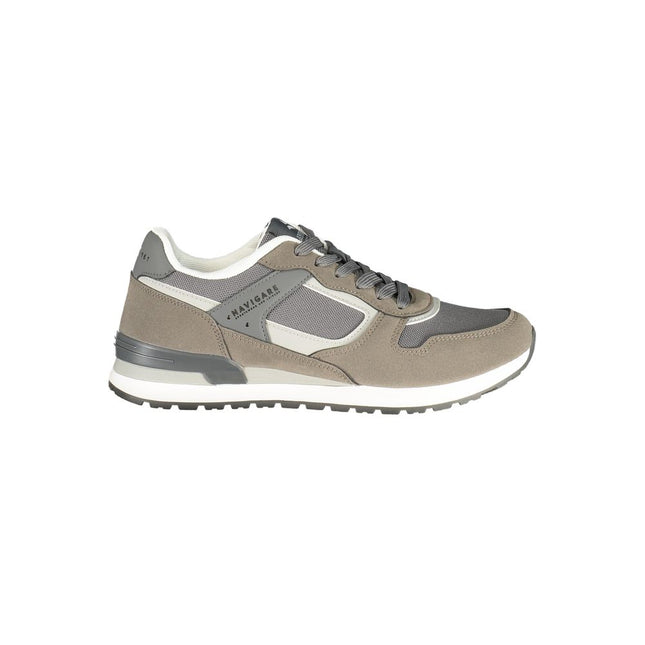 Navigare Grigio Polyurethane Men Sneaker