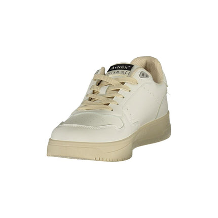 Avirex White Polyurethane Men Sneaker