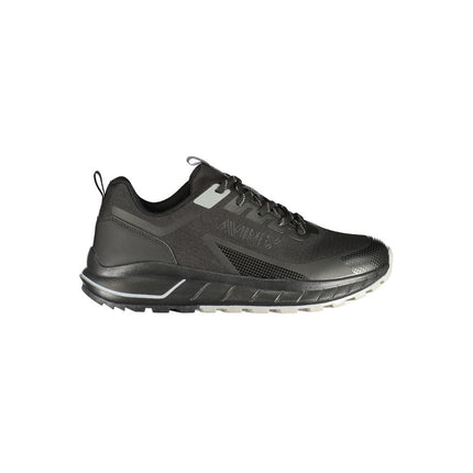 Avirex Black Polyurethane Men Sneaker