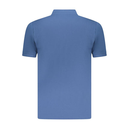 U.S. Grand Blue Cotton Men Polo Shirt