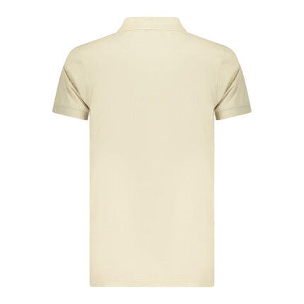 Norway 1963 Beige Cotton Men Polo Shirt