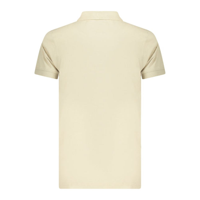 Norway 1963 Beige Cotton Men Polo Shirt