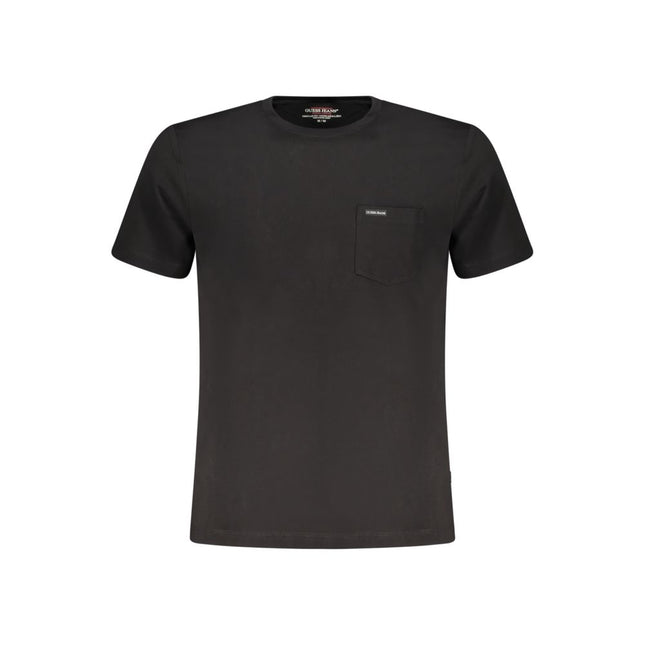 Guess Jeans Black Organic Cotton Men T-Shirt