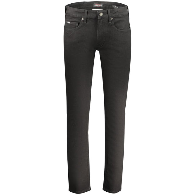 Guess Jeans Black Cotton Mens Jeans