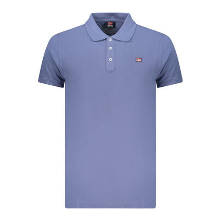 Norway 1963 Blue Cotton Men Polo