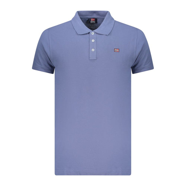 Norway 1963 Blue Cotton Men Polo