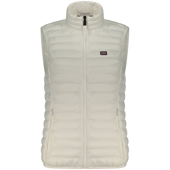 Norway 1963 Bianco Poliammide Women's Gilet