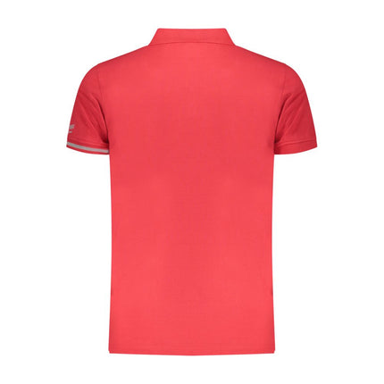 Iceberg Red Cotton Mens Polo Shirt