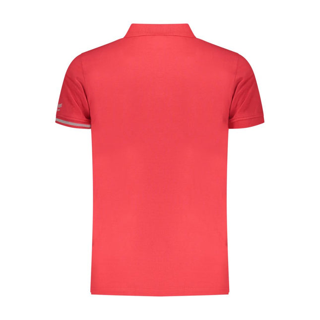 Iceberg Red Cotton Mens Polo Shirt
