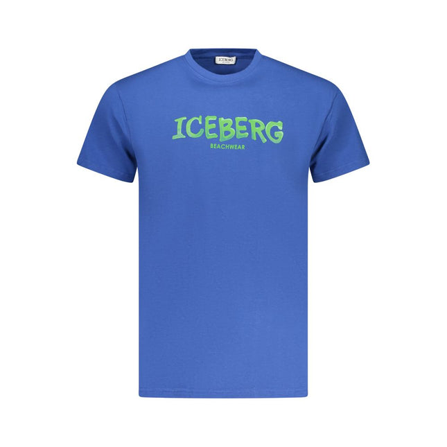 Iceberg Blue Cotton Men's T-Shirt