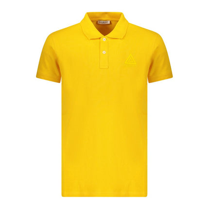 Iceberg Yellow Cotton Mens Polo Shirt