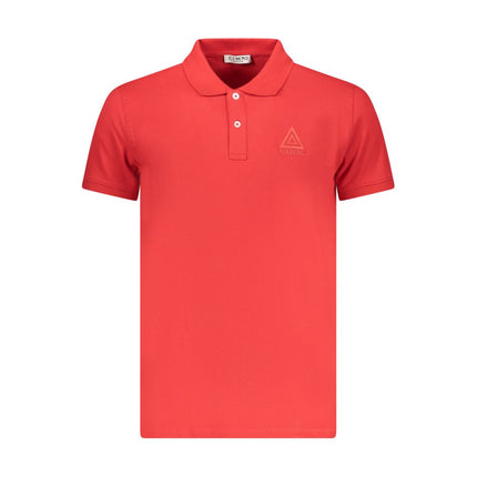 Iceberg Rosso Cotton Mens Polo Shirt