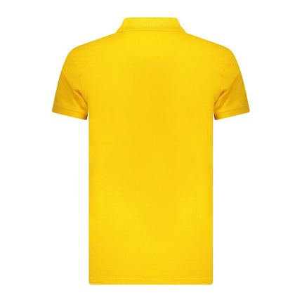 Iceberg Yellow Cotton Mens Polo Shirt