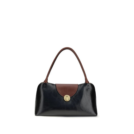 Versace Black Calf Leather Bos Taurus Shoulder Bag