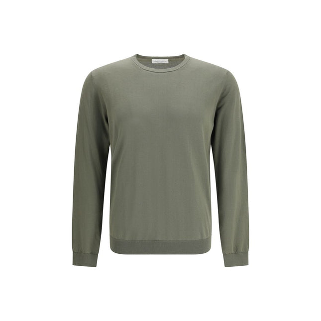 Roberto Collina Bicolor Cotton Sweatshirt