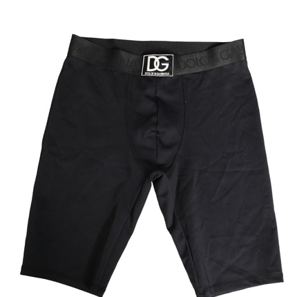 Dolce & Gabbana Black Logo Waistband Men BoxerShorts Underwear