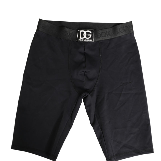 Dolce & Gabbana Black Logo Waistband Men BoxerShorts Underwear