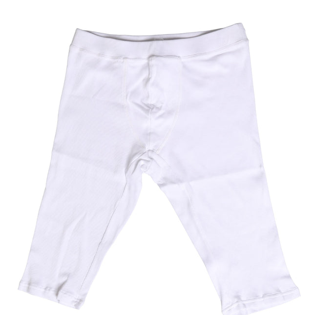 Dolce & Gabbana White Cotton Short Johns Men Pants Underwear