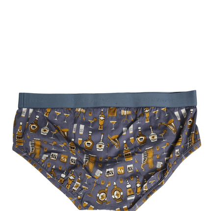 Dolce & Gabbana Gray Jazz Cocktail Men Brando Brief Underwear