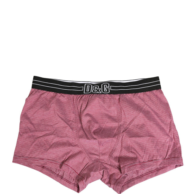 Dolce & Gabbana Pink D&G Logo Cotton Regular Boxer Underwear