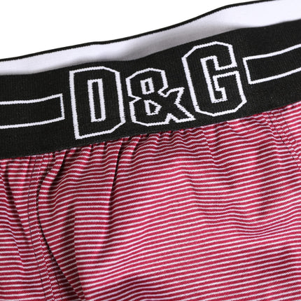 Dolce & Gabbana Pink D&G Logo Cotton Regular Boxer Underwear