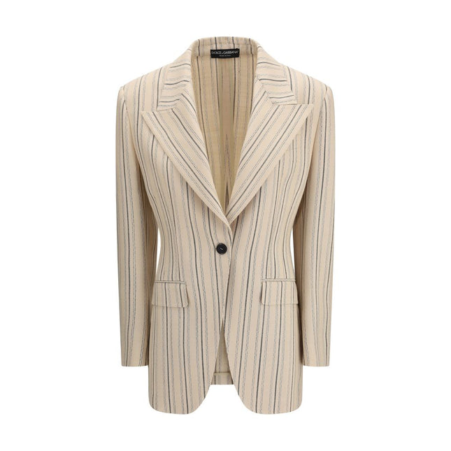 Dolce & Gabbana Multicolor Viscose Full-Length Jacket