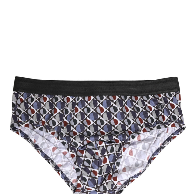 Dolce & Gabbana Multicolor Patterned Men Brando Brief Underwear
