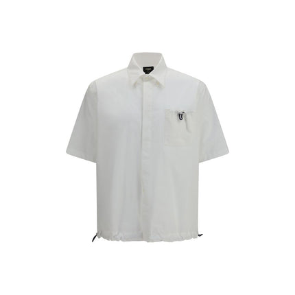 Fendi White Cotton Shortsleeve Shirt