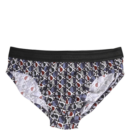 Dolce & Gabbana Multicolor Patterned Men Midi Brief Underwear