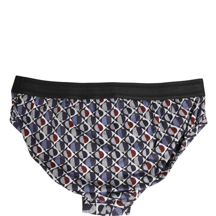 Dolce & Gabbana Multicolor Patterned Men Midi Brief Underwear