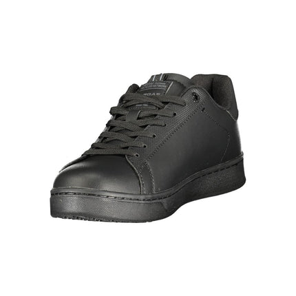 Gas Black Polyurethane Men Sneaker