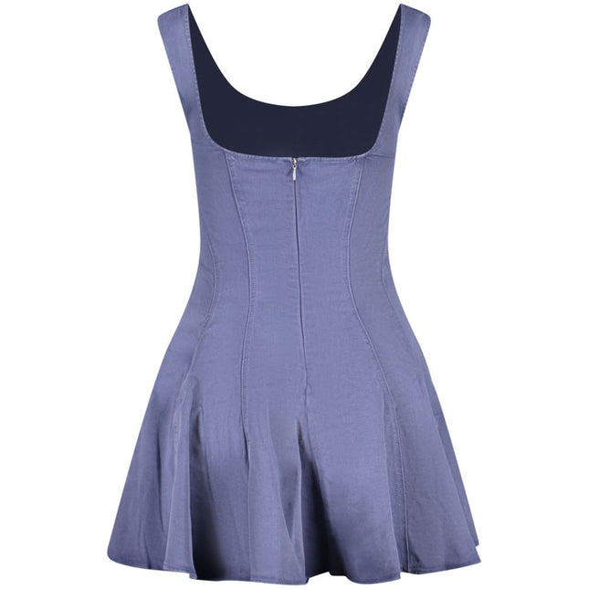 Desigual Blue Cotton Women Dress