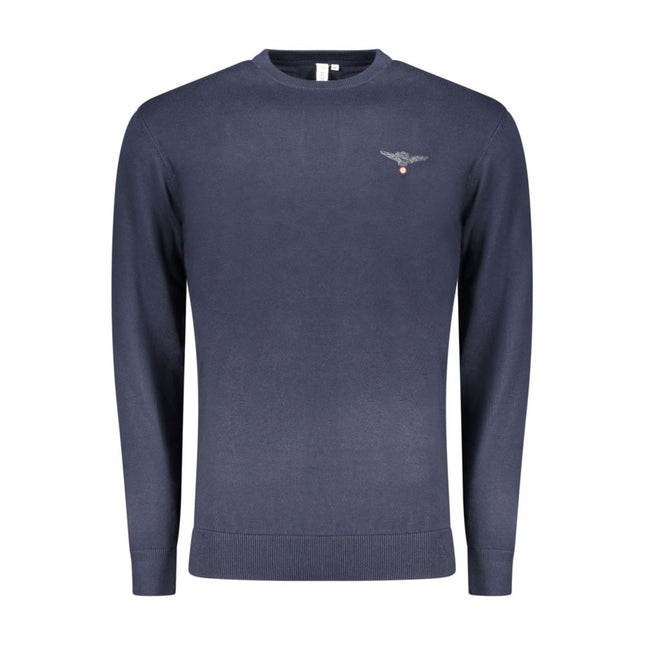 Accademia Militare Blu Cotton Men's Sweater