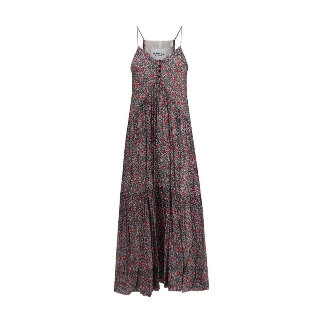 Marant Etoile Purple Cotton Casual Dress