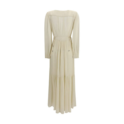 Marant Etoile Beige Viscose Casual Dress