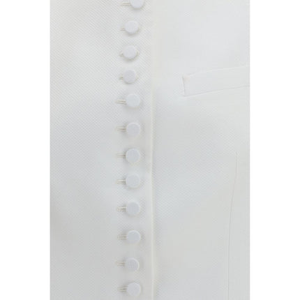 Tom Ford White Cotton Waistcoat