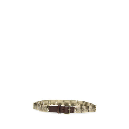 Etro Brown Calf Leather Bos Taurus Regular Belt