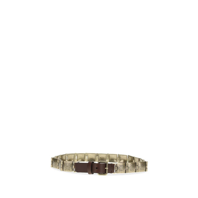 Etro Brown Calf Leather Bos Taurus Regular Belt