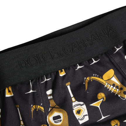 Dolce & Gabbana Black Jazz Cocktail Men Brando Brief Underwear